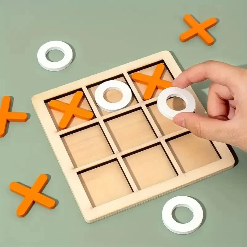Montessori Wooden Chess Set - Educational Puzzle for Kids Ages 3-12