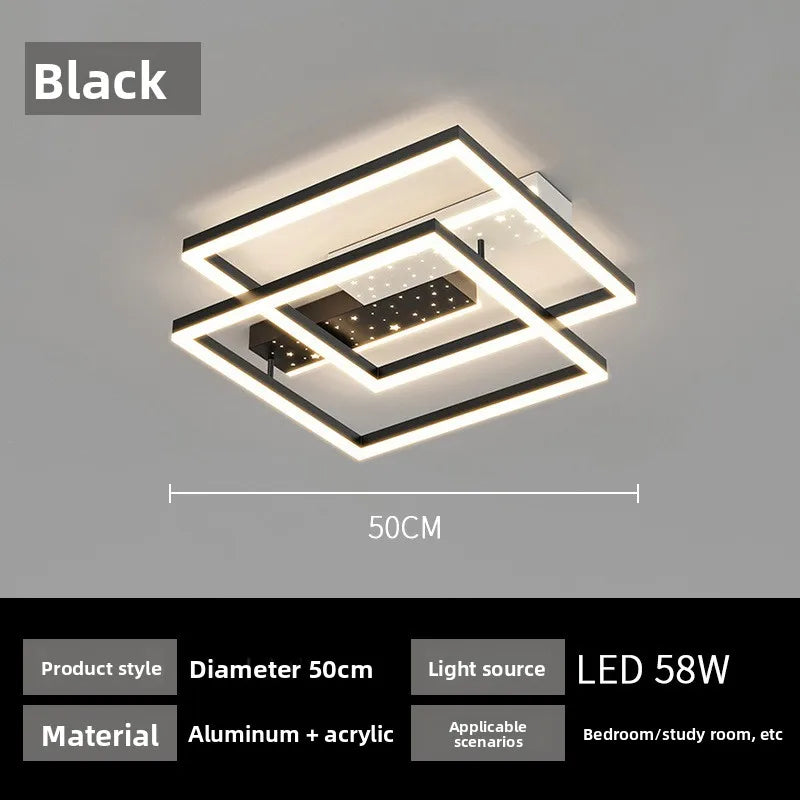 Elegant LED Ceiling Light - Modern Art Deco Design for Any Room
