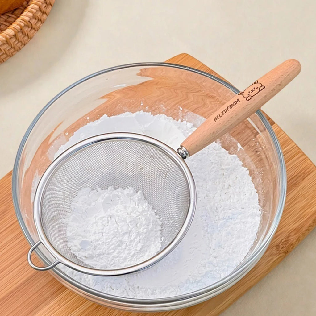 304 Stainless Steel Fine Mesh Strainer - Kitchen Sieve & Colander