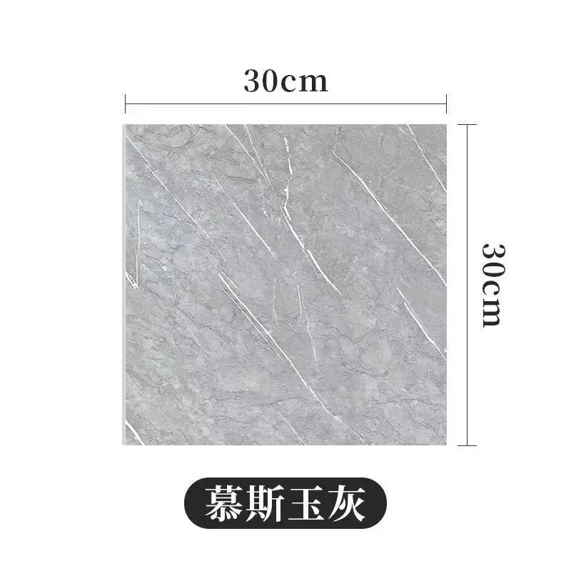 Waterproof Thickened Self-Adhesive Marble Tile Floor Stickers - 10/30/50PCS