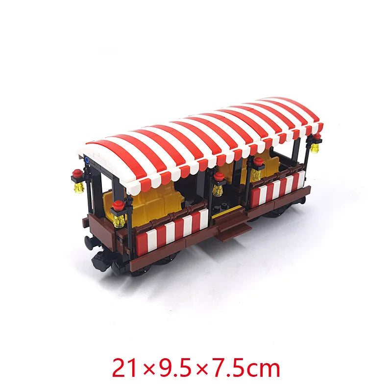 XQ MOC Train Carriage Building Blocks - Eco-Friendly Play Set