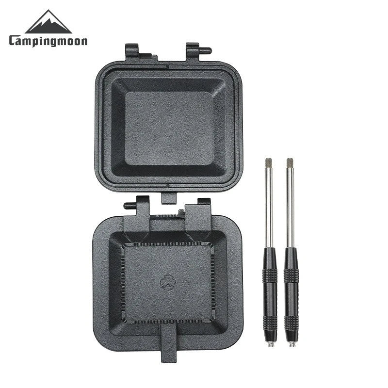 CAMPINGMOON Non-Stick Double-Sided Sandwich Grill Pan - BKTT-1315