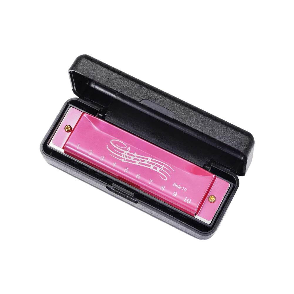 10 Hole 20 Tone Harmonica for Beginners - Portable Music Instrument