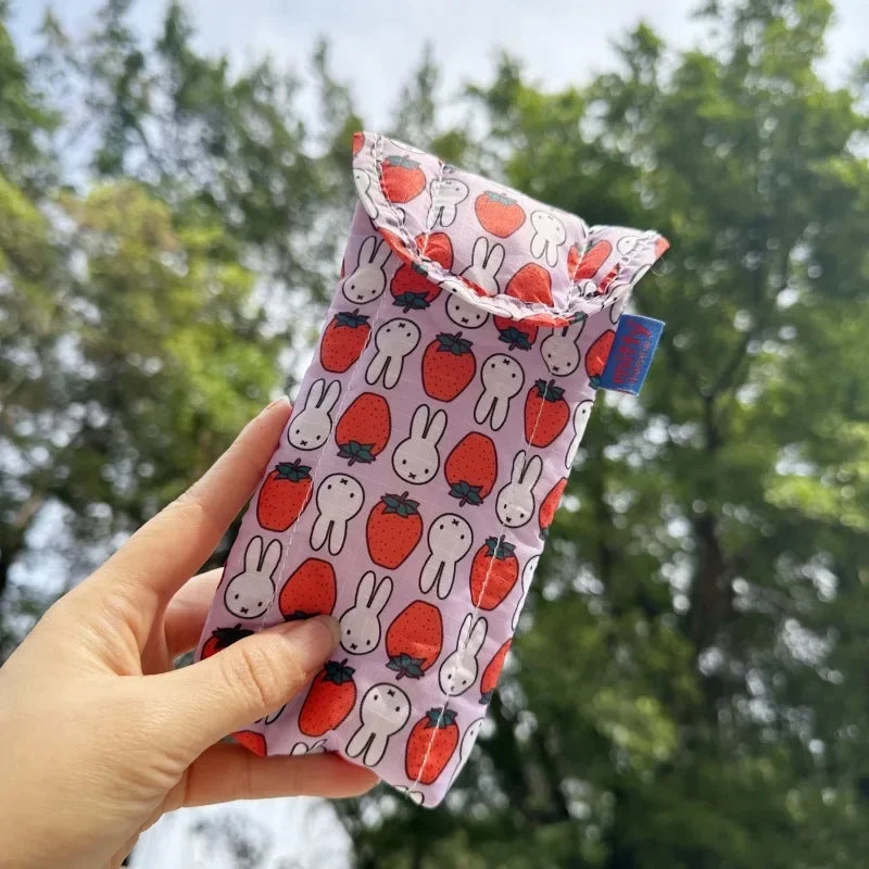 Kawaii Miffy Rabbit Glasses Storage Bag - Cute & Protective Design