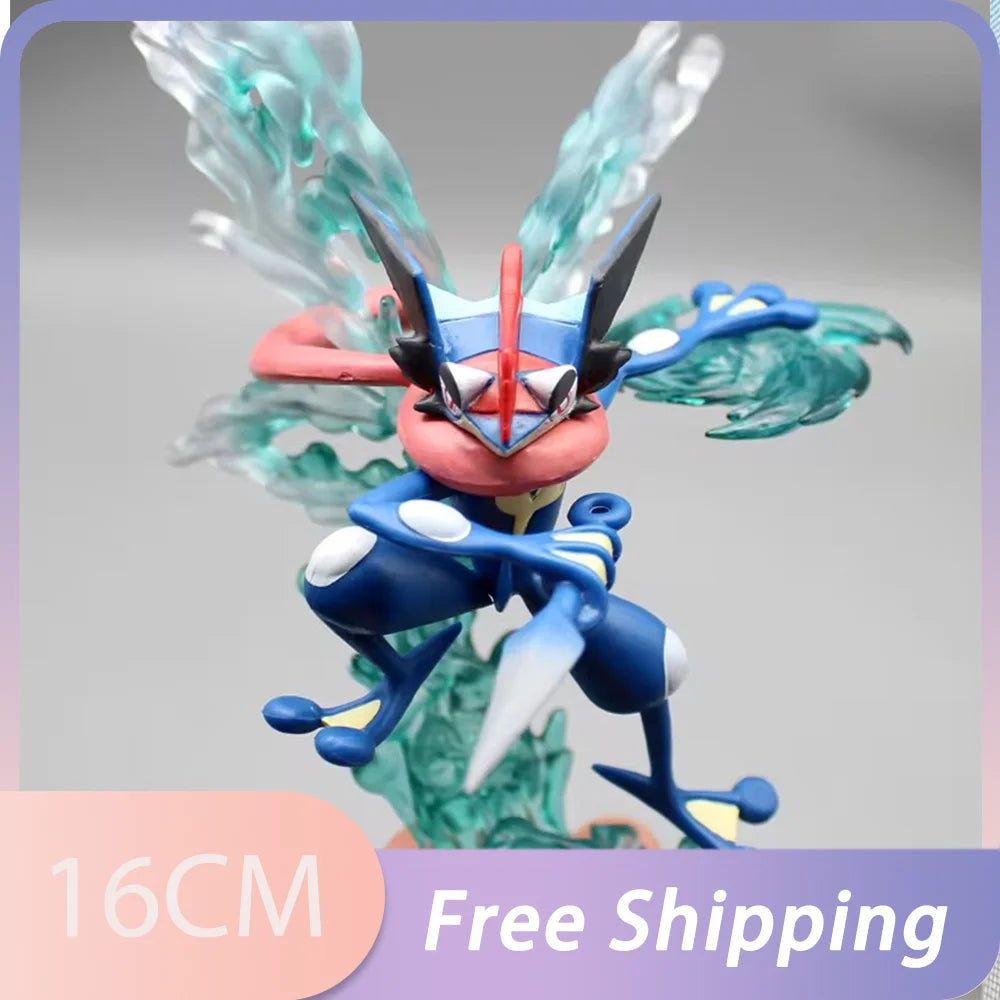 16cm Greninja Anime Action Figure - Cute PVC Model for Kids