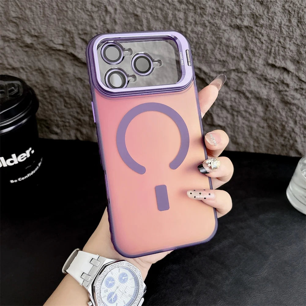 Color-Changing MagSafe Invisible Holder Case for iPhone 17 Pro Max