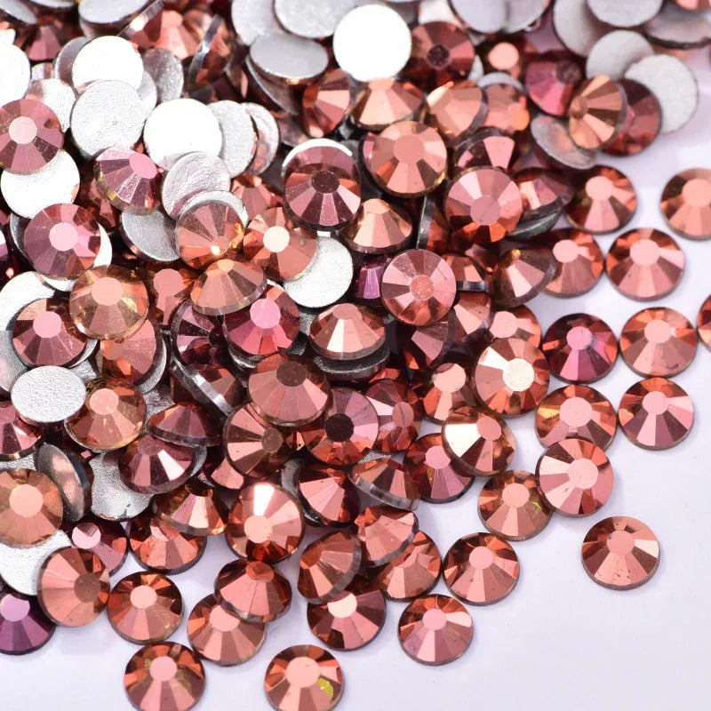OLeeya Bulk Non-Hotfix Rhinestones for DIY Nail Art & Garments