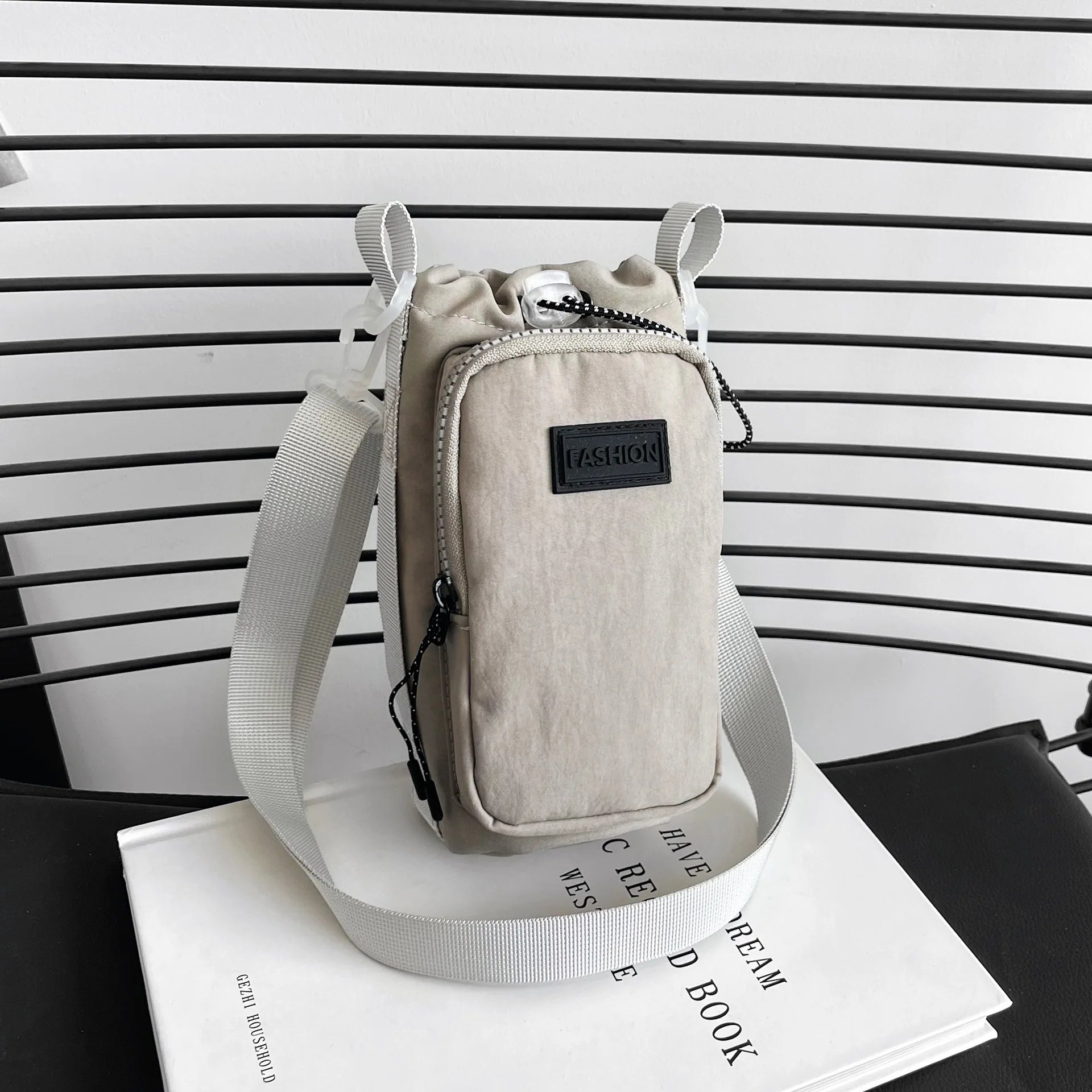 Lightweight Outdoor Crossbody Bag for Phones & Water Bottles