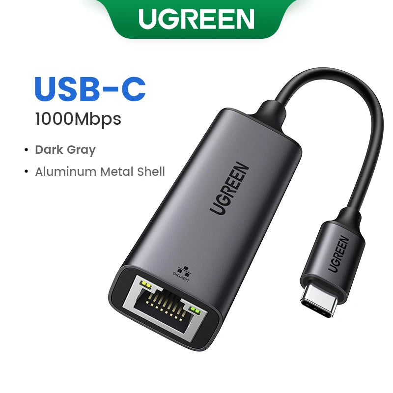 UGREEN USB 3.0 Ethernet Adapter - High-Speed Wired Network Solution