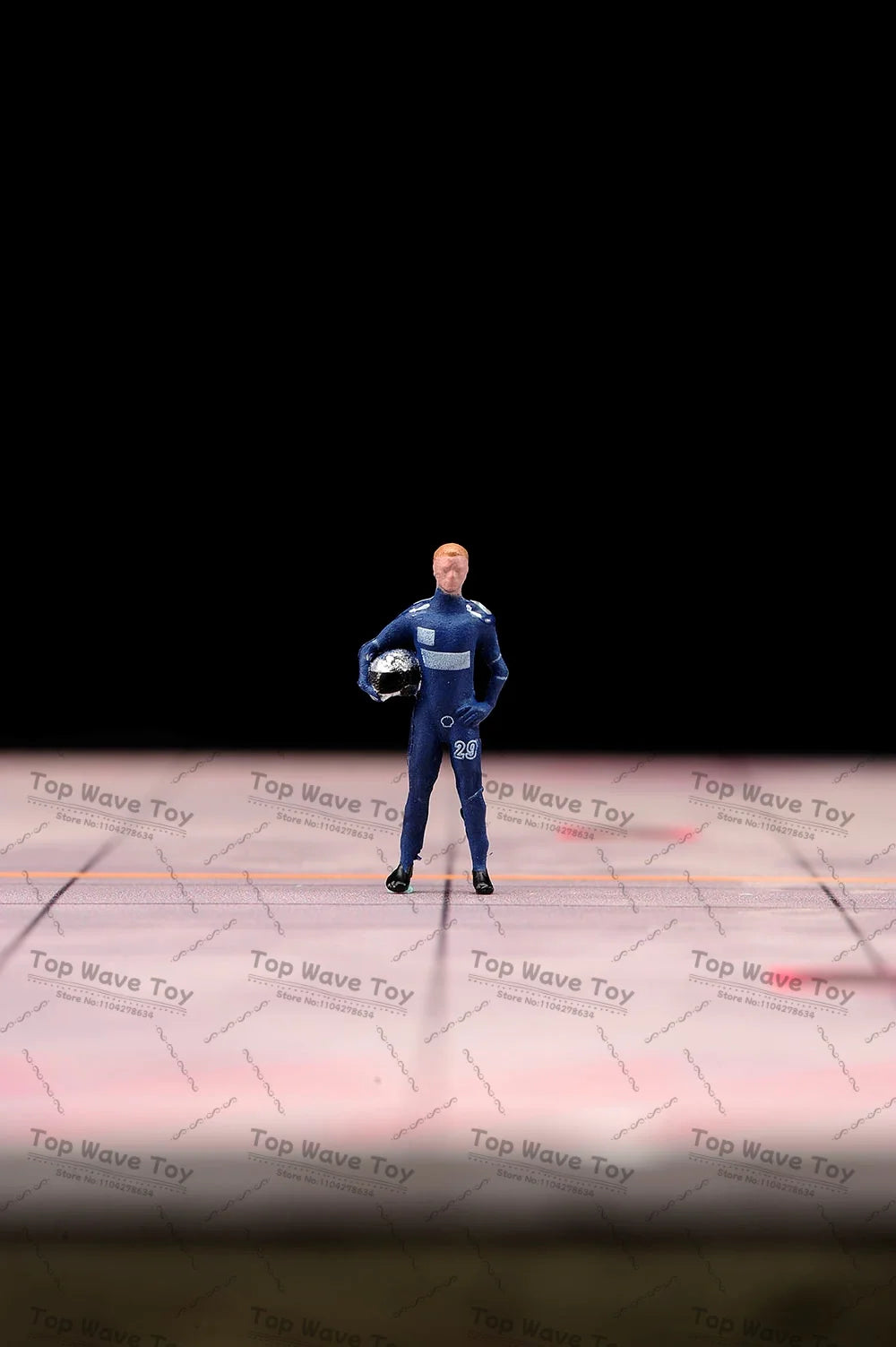 Creative Miniature Painted Figures for Car Model Photography