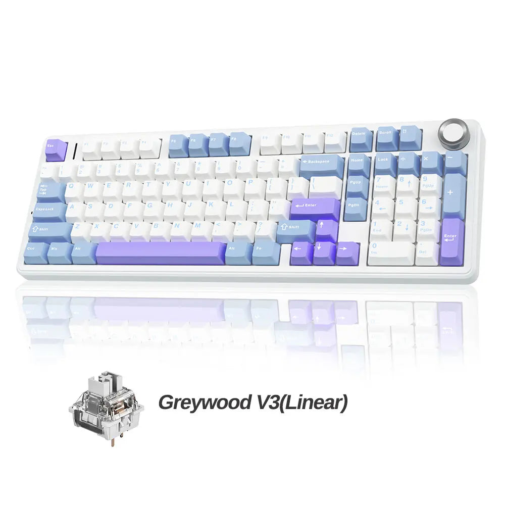 AULA F99 PRO Wireless Mechanical Gaming Keyboard - Tri-Mode, Compact
