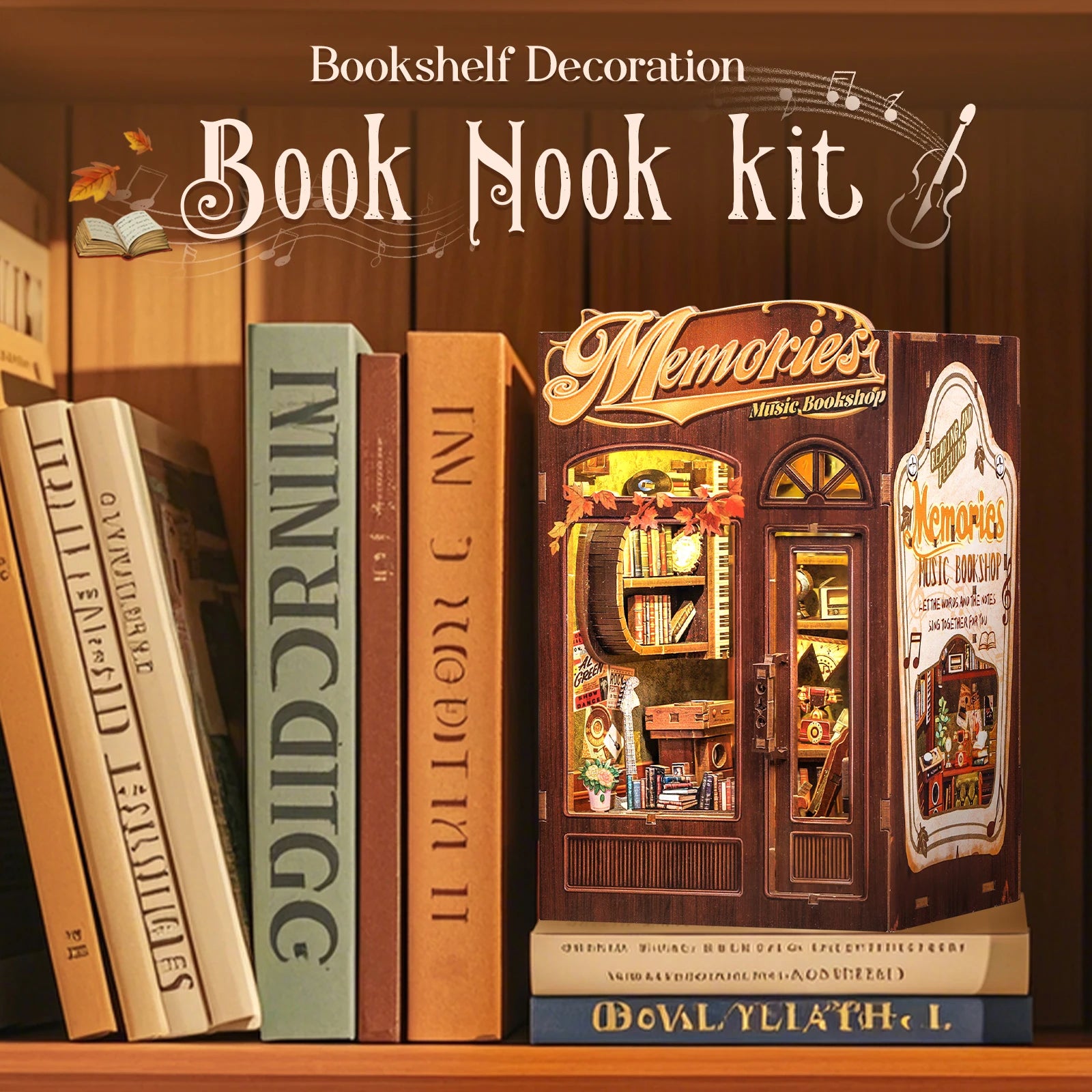 CUTEBEE DIY Miniature Wooden Dollhouse with Light - Perfect Gift