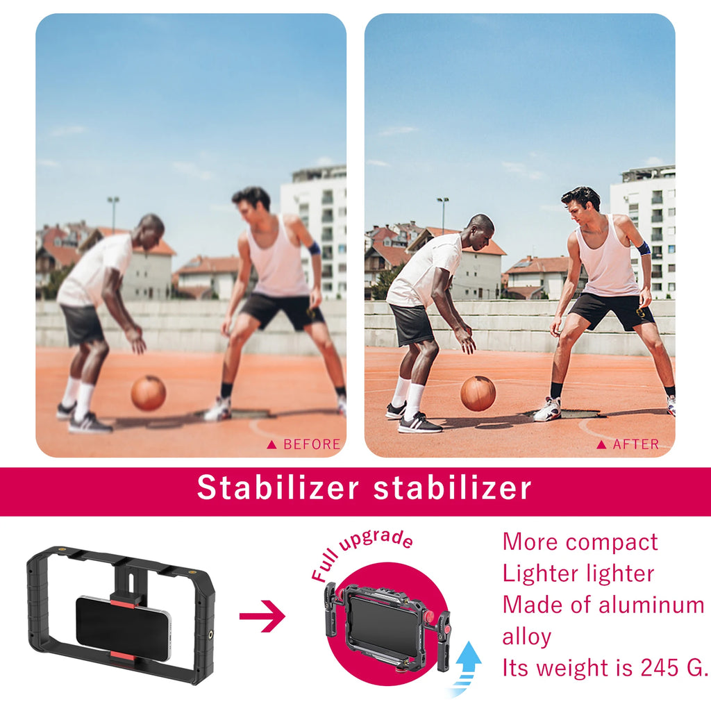 Ulanzi Lino Smartphone Cage for Mobile Filmmaking - Vlog Stabilizer
