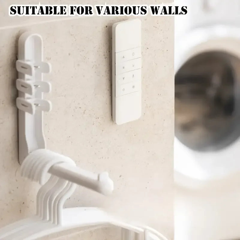 3pcs No Drill Magnetic Remote Holder - Space-Saving Wall Mount