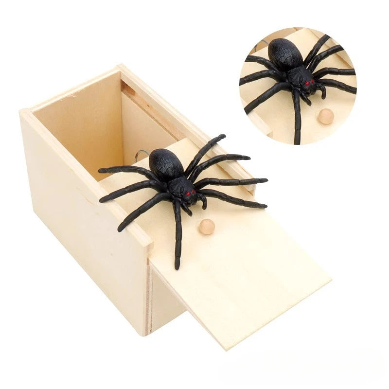 Trick Spider Scare Box - Fun Halloween Prank Decoration Game