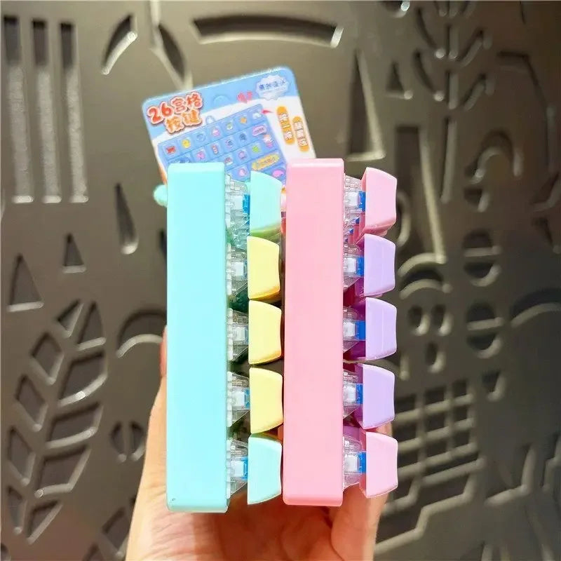 Tide Decompression Toy Set - 26 Colorful Stress Relief Buttons