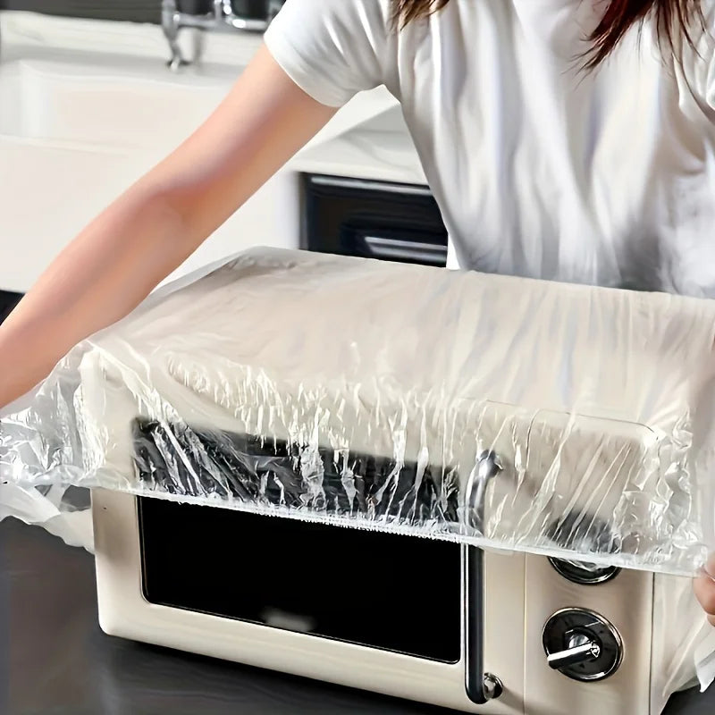 10 Pack Reusable Transparent Vacuum Cleaner Dust Covers - Protect Your Home