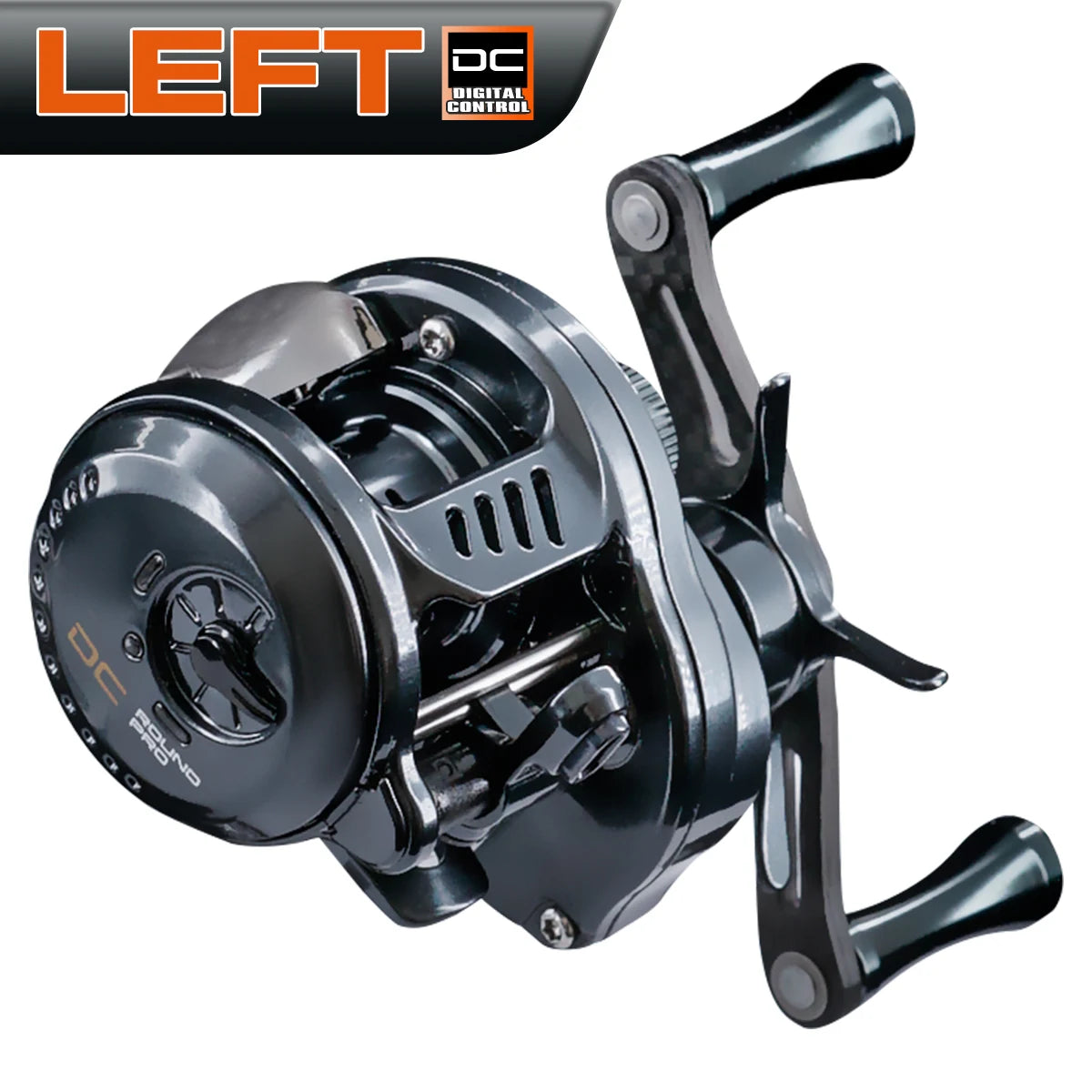 SEASIR DC Round Pro Digital Baitcasting Fishing Reel - Ultralight & Durable