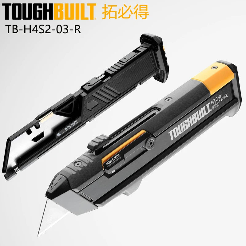 ToughBuilt Reload Utility Knife with Quick-Change Blade Mechanism