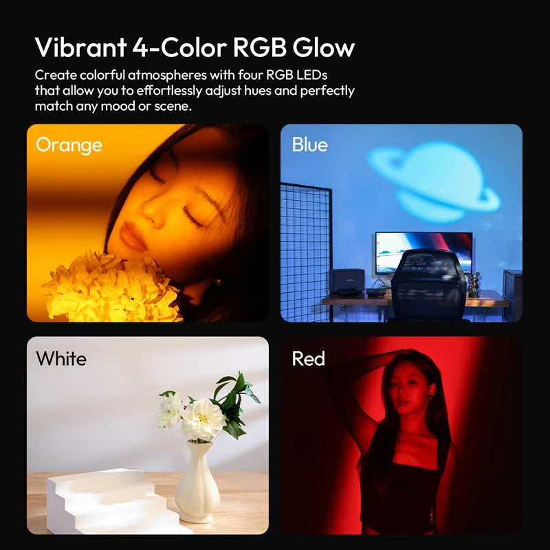 Ulanzi LM01 RGB Zoomable Sunset Photography Light - 7500mAh Power