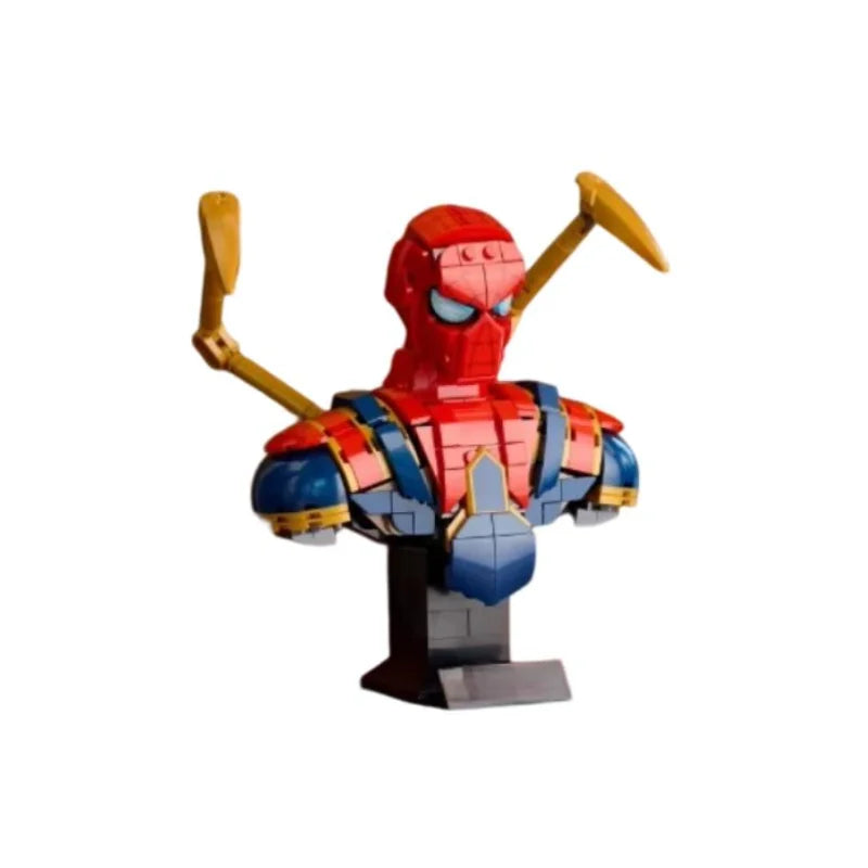 379 Pieces Superhero Robot Spider Building Blocks - Creative Gift Set