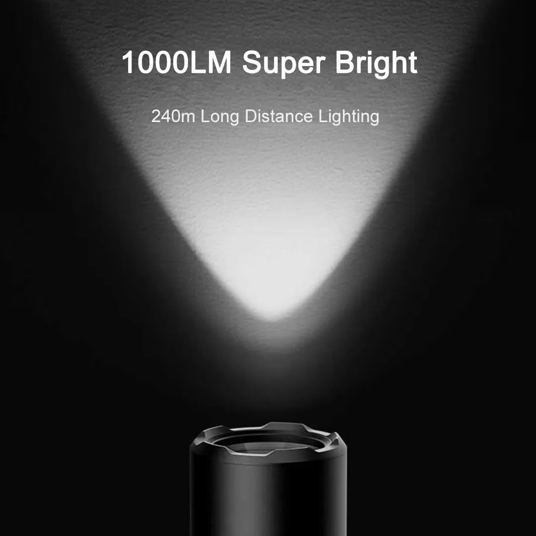 MIJIA 1000 Lumen Multifunctional Flashlight with Strobe & SOS Features