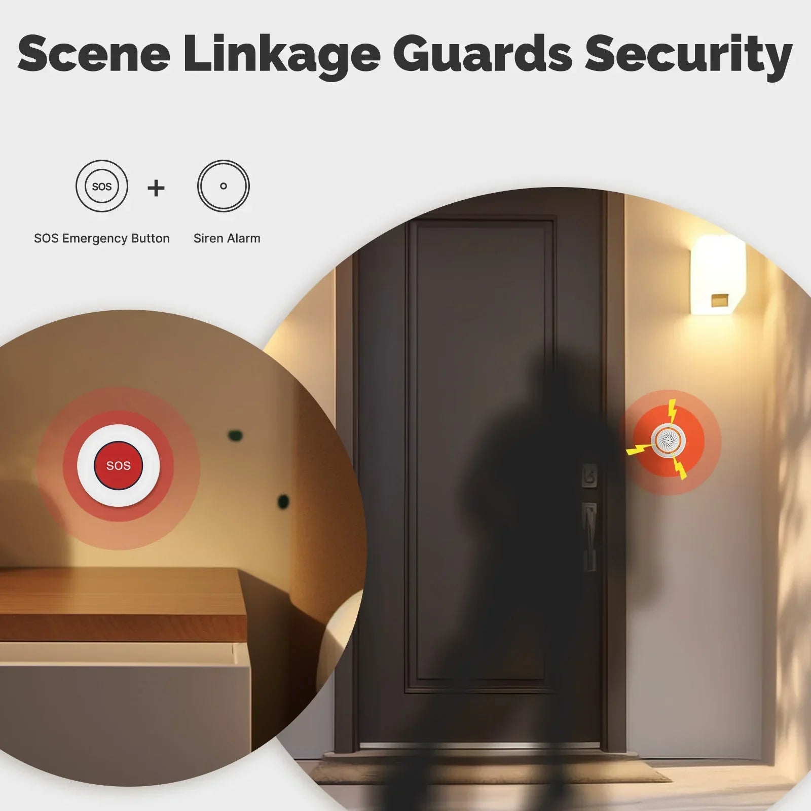MOES ZigBee SOS Button - One-Click Emergency Alarm for Safety