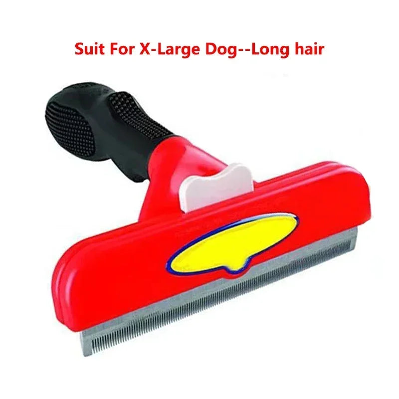 Cat & Dog Hair Removal Comb - Grooming Brush for Shedding Control