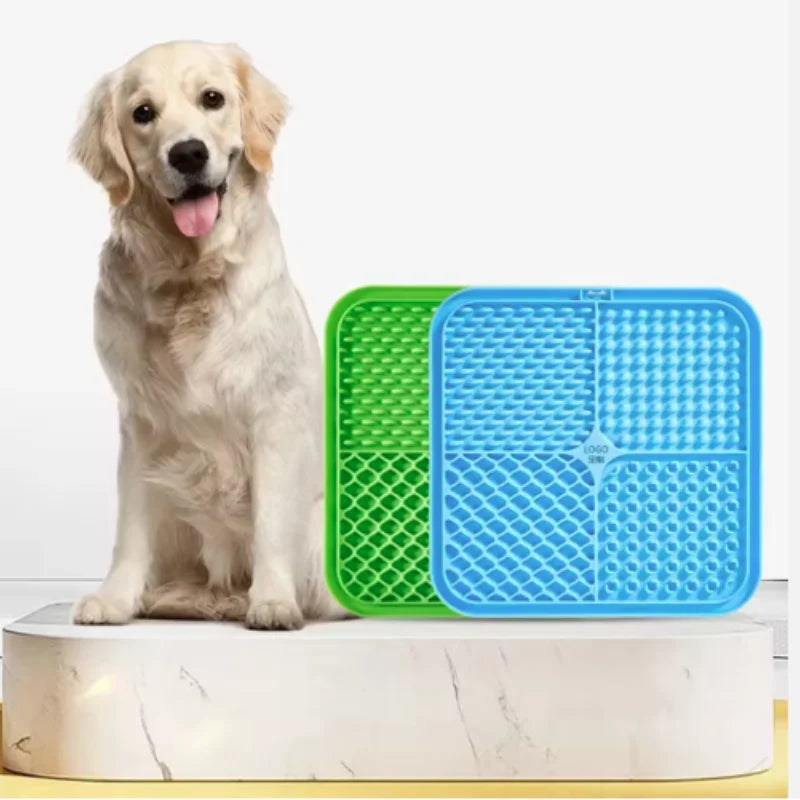 Silicone Pet Lick Mat - Slow Feeder & Bath Distraction for Dogs