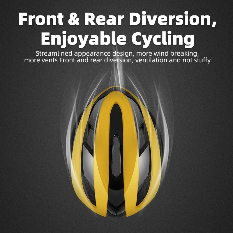 ROCKBROS Ultralight Cycling Helmet - Breathable & Comfortable Design