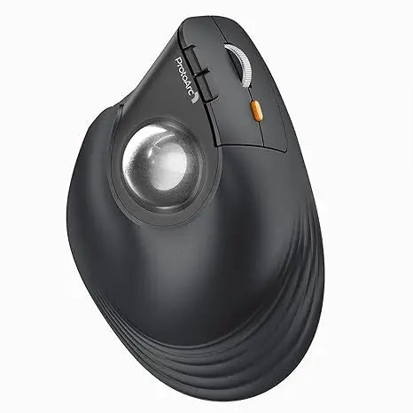 ProtoArc Ergonomic Vertical Trackball Mouse - Wireless & Rechargeable