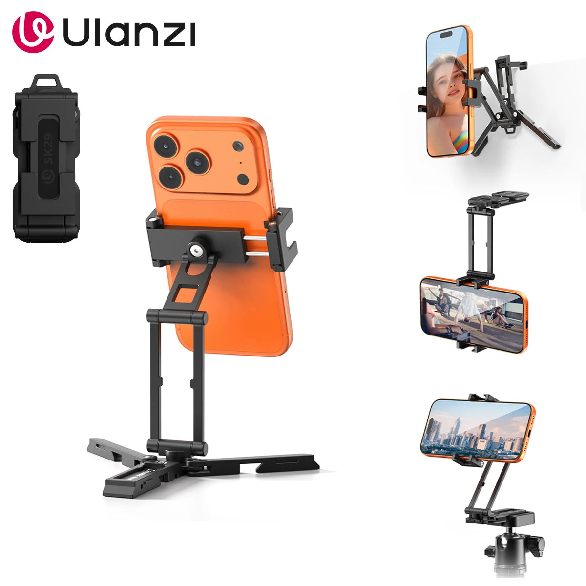 Ulanzi SK29 Mini Tripod Mount for Smartphones - Lightweight & Versatile