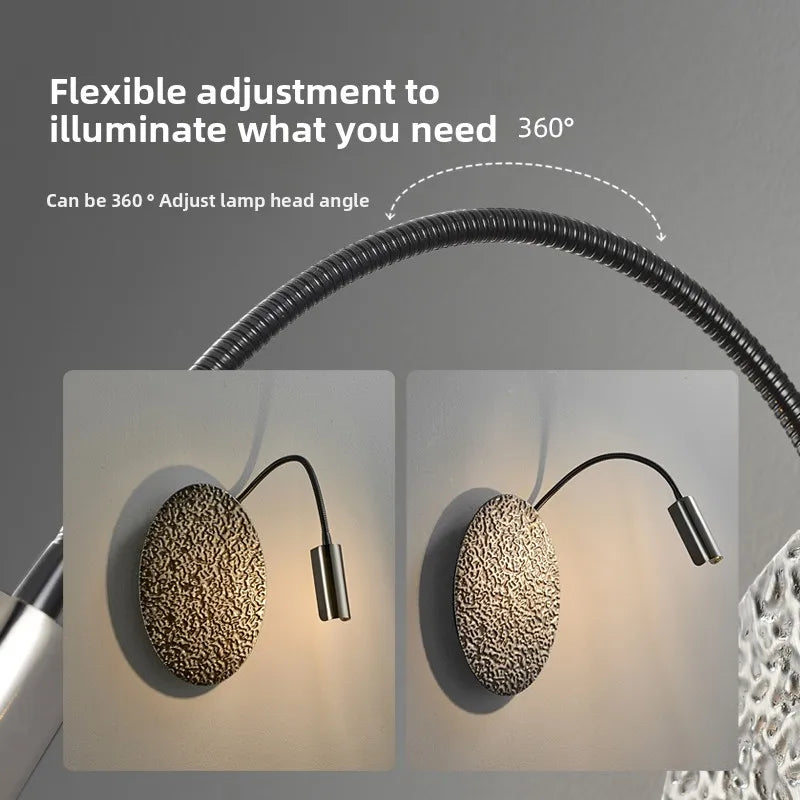 Stylish LED Wall Lamp with Touch Switch for Modern Living Spaces