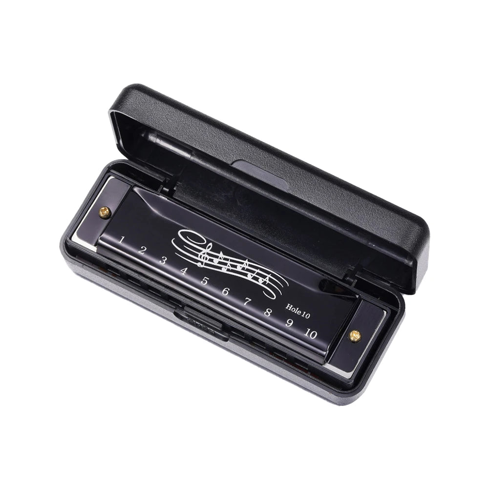 10 Hole 20 Tone Harmonica for Beginners - Portable Music Instrument