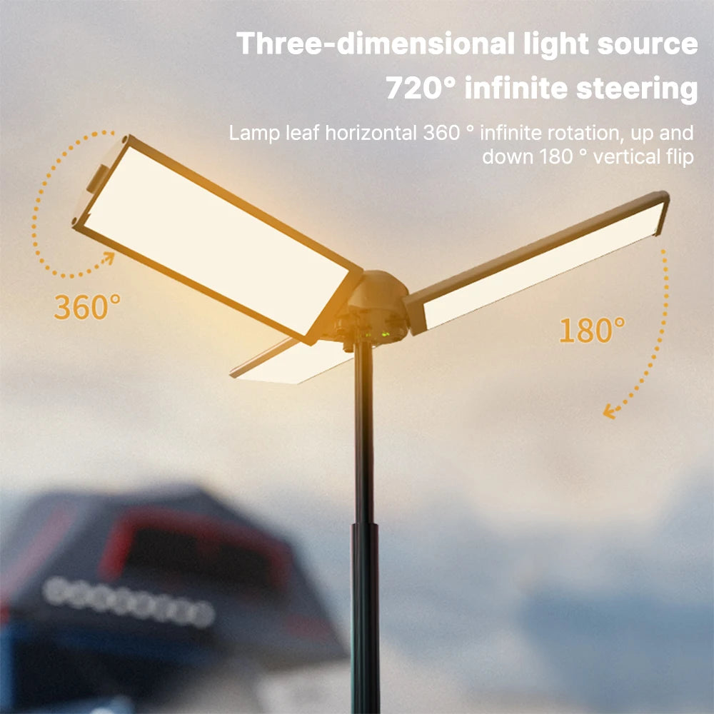 Rechargeable Telescopic Camping Lantern & Flashlight for Outdoor Adventures