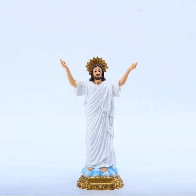 He Is Risen Statue - 8" Jesus Christ Resurrection Figurine