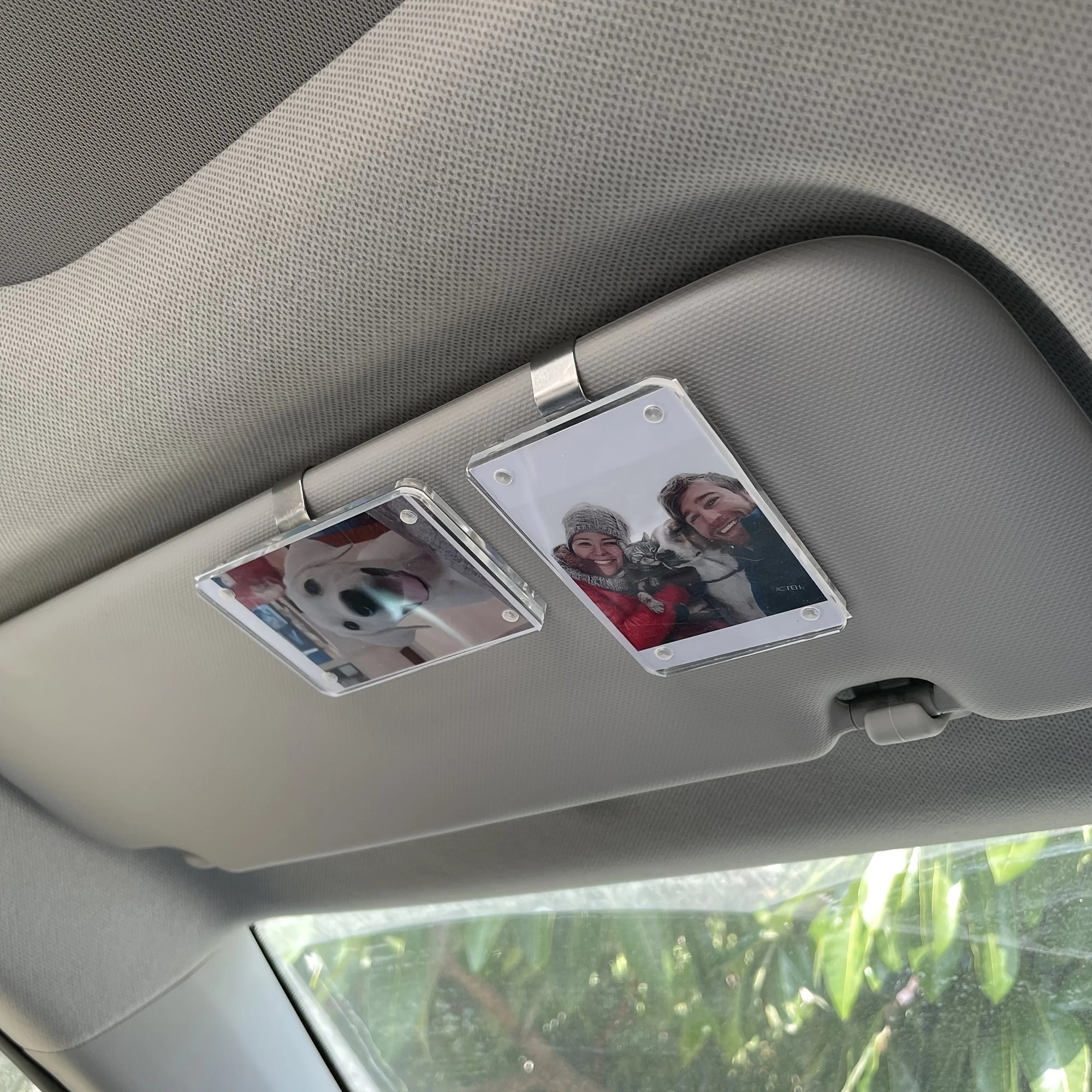 Magnetic Car Visor Photo Clip - Personalize Your Drive & Gift Love