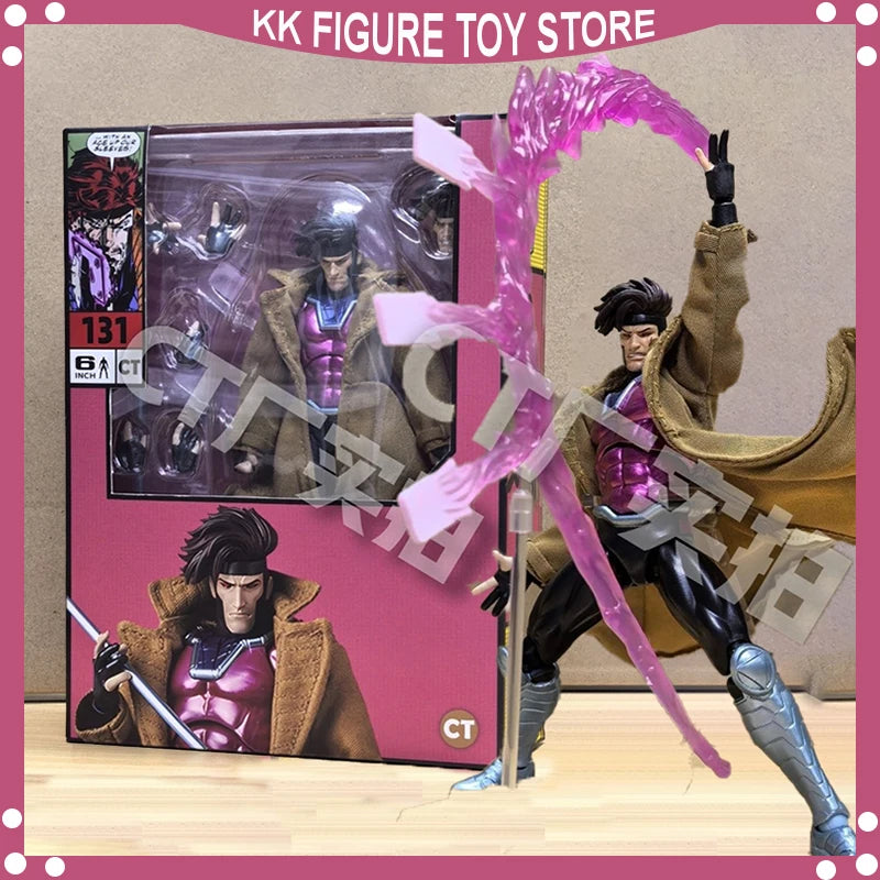 Gambit Mafex 131 X-Men Action Figure - Collectible Anime Model