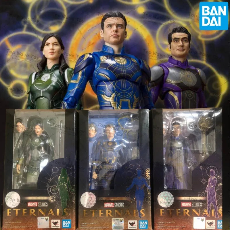 Bandai Los Eternos Ikaris & Sersi Action Figure - High Poseability Collectible