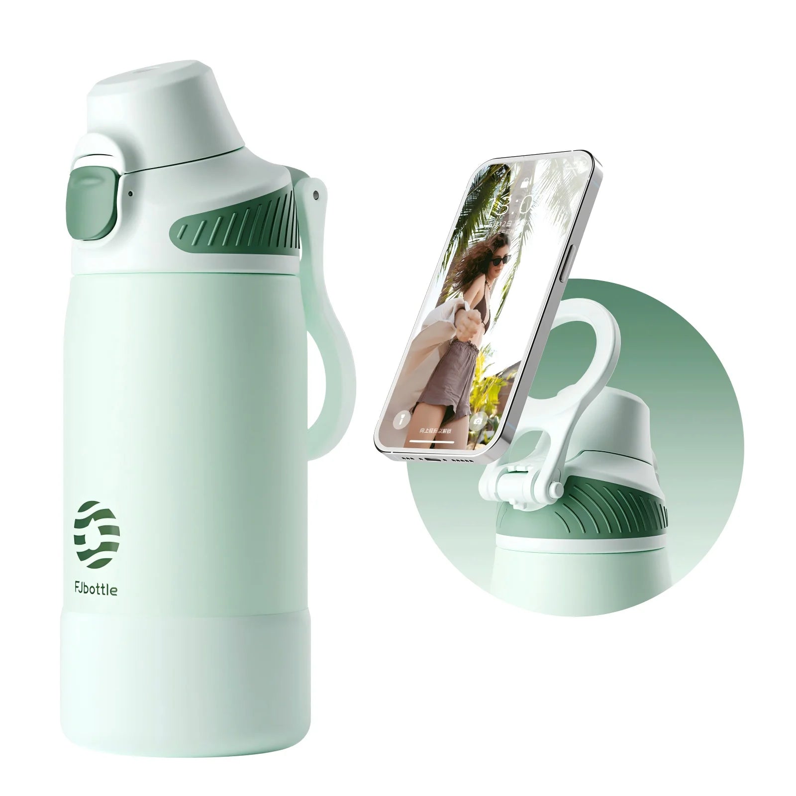 Leakproof Fjbottle Thermal Water Bottle with Magnetic Cap - Portable