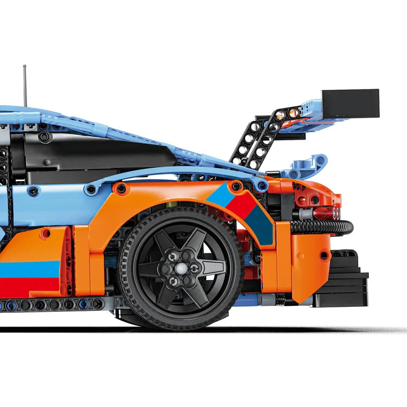 DIY Classic Racing Car Model Set - Creative Building Bricks for All Ages