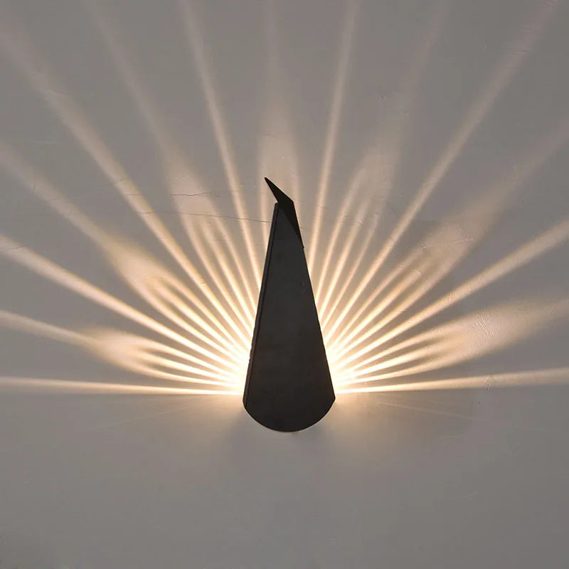 Elegant Modern Gold Wall Sconce - LED Reading Light for Home Décor