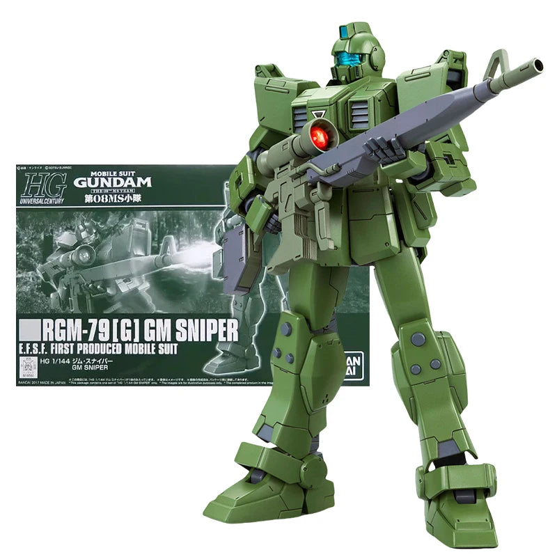 Bandai Action Figures: PB HG 1/144 GM Night Seeker Model Kit
