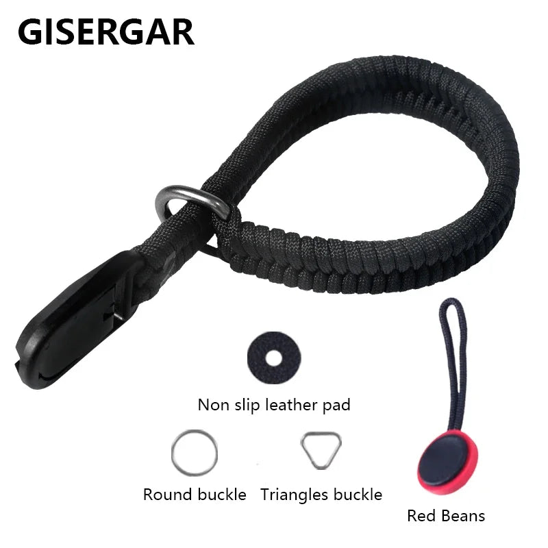 Adjustable Hand-Braided Camera Wrist Strap for Nikon, Canon, Sony