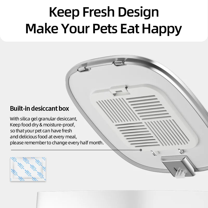 ROJECO 4L Smart Automatic Pet Feeder - Easy Portion Control