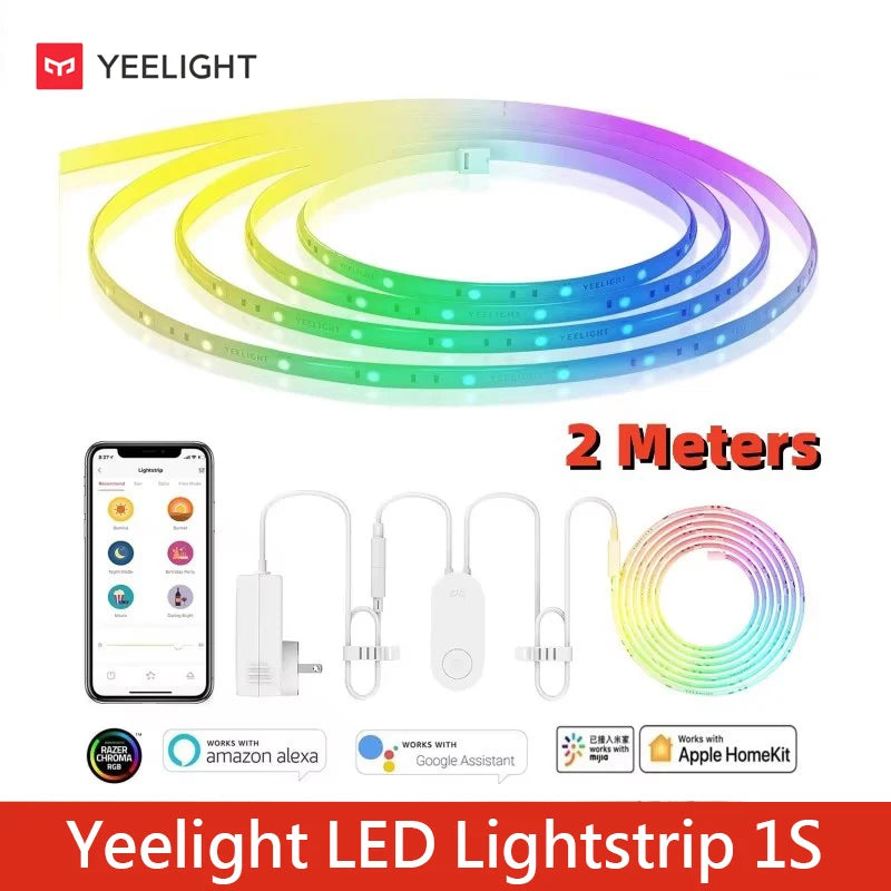Yeelight Smart LED Light Strip 1S - RGB WiFi Control, 2M
