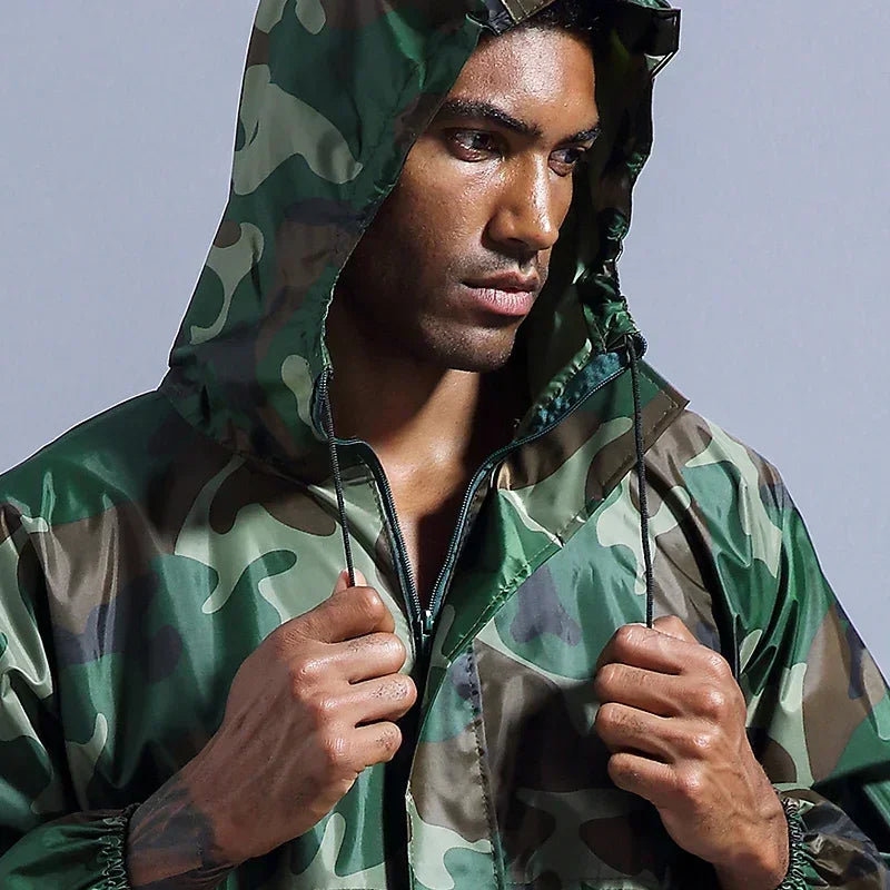 Men's & Women's Waterproof Raincoat - Hooded Rain Suit
