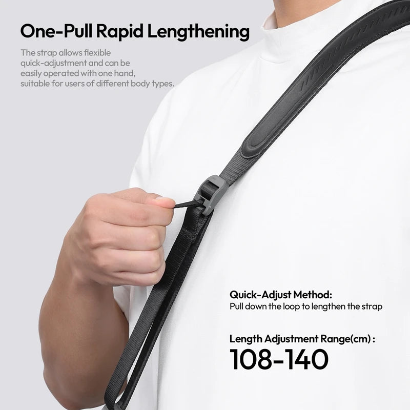 Ulanzi CSS1 Camera Shoulder Strap - Quick-Adjust, Striped Design
