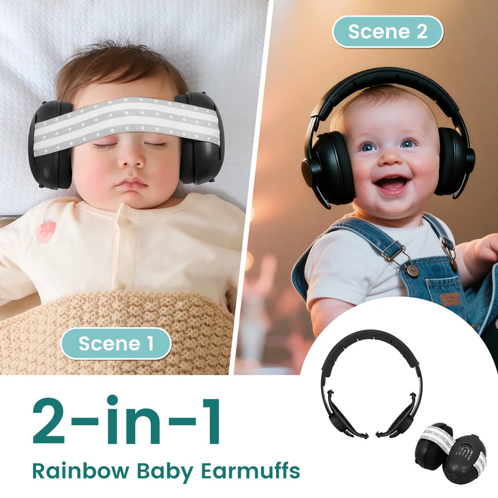 Noise Cancelling Baby Headphones - Ultimate Ear Protection for Babies
