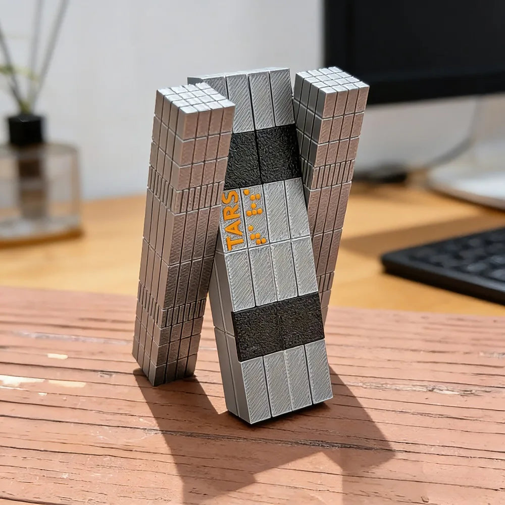 Interstellar Tars Robot 3D Printed Model - Sci-Fi Desk Decor Gift